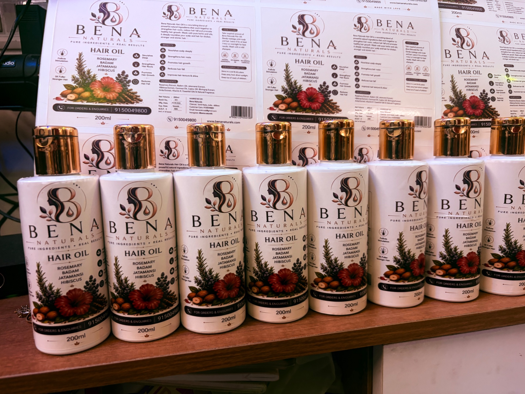 Bena Naturals Hair Oil 200ml